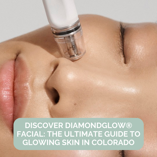 a person getting a DiamondGlow® Colorado Beauty RN