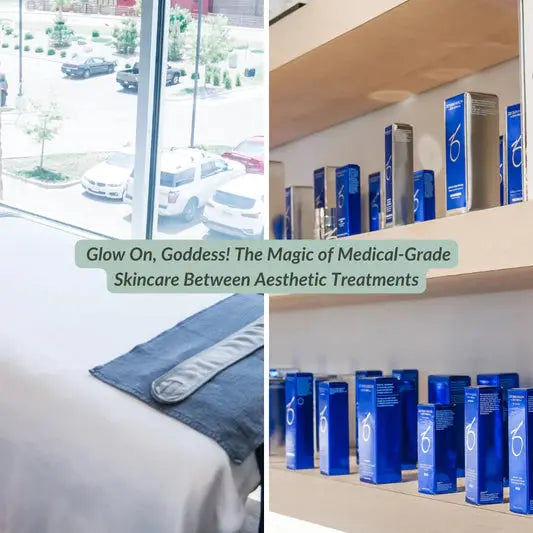 A room with Zo Skin Health Line products