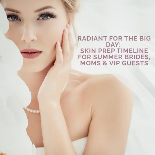 Radiant for the Big Day: Skin Prep Timeline for Summer Brides, Moms &amp; VIP Guests - ColoradoBeautyRN