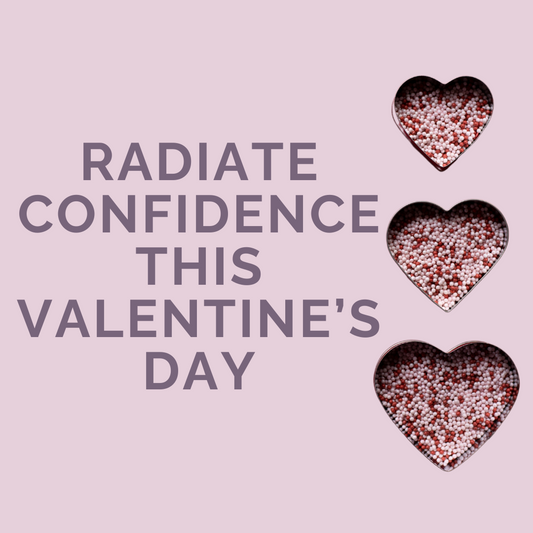 Embracing confidence and inner strength, radiating positivity on Valentine's Day.