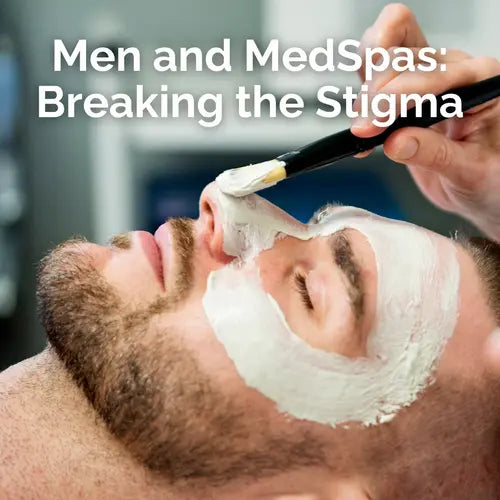 A man having a facial in a MedSpa. 2